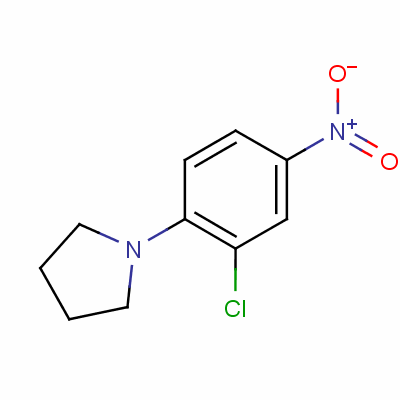 1-(2-Chloro-4-nitrophenyl)pyrrolidine Structure,55403-91-3Structure