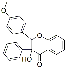 2,3-Dihydro-3-hydroxy-2-(4-methoxyphenyl)-3-phenyl-4h-1-benzopyran-4-one Structure,55429-42-0Structure