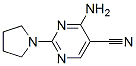 4-Amino-2-(1-pyrrolidinyl)-5-pyrimidinecarbonitrile Structure,55441-53-7Structure