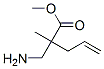 4-Pentenoic acid,2-(aminomethyl)-2-methyl-,methyl ester Structure,554451-18-2Structure