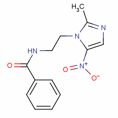 N-[2-(2-methyl-5-nitro-1h-imidazol-1-yl)ethyl ]benzamide Structure,55455-18-0Structure