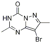 8-Bromo-2,7-dimethyl-3h-pyrazolo[1,5-a][1,3,5]triazin-4-one Structure,55457-59-5Structure