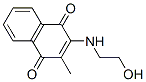 2-(2-Hydroxyethylamino)-3-methylnaphthalene-1,4-dione Structure,55464-53-4Structure