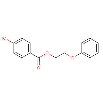 2-Phenoxyethyl p-hydroxybenzoate Structure,55468-88-7Structure