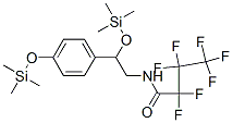 2,2,3,3,4,4,4-Hepta氟-n-[2-(三甲基甲硅烷基氧基)-2-[4-(三甲基甲硅烷基氧基)苯基]乙基]丁酰胺結(jié)構(gòu)式_55471-01-7結(jié)構(gòu)式