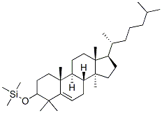 [(3S,5R,10S,13R,14R,17R)-17-[(1S)-1,5-二甲基己-4-烯基]-4,4,10,13,14-五甲基-2,3,5,6,7,11,12,15,16,17-十氫-1H-環(huán)戊二烯并[a]菲-3-基]氧基-三甲基-硅烷結構式_55493-84-0結構式