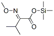 2-(Methoxyimino)-3-methylbutanoic acid trimethylsilyl ester Structure,55493-95-3Structure