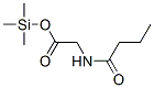 N-(1-oxobutyl)glycine trimethylsilyl ester Structure,55493-97-5Structure