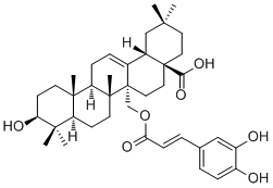 蠟果楊梅酸 B結(jié)構(gòu)式_55497-79-5結(jié)構(gòu)式