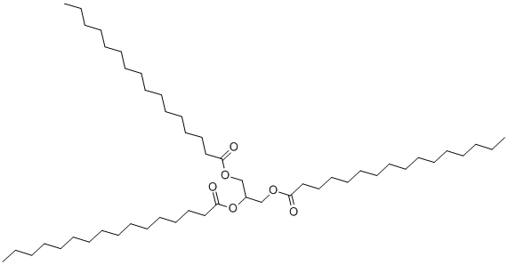 Tripalmitin standard Structure,555-44-2Structure