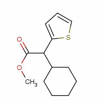 Methyl alpha-cyclohexylthiophen-2-acetate Structure,55504-38-6Structure