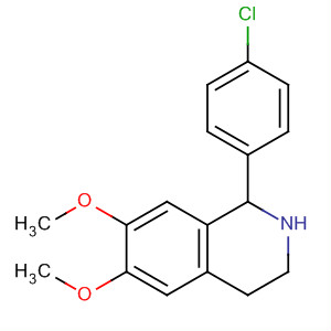 1-(4-Chlorophenyl)-6,7-dimethoxy-1,2,3,4-tetrahydroisoquinoline Structure,55507-15-8Structure