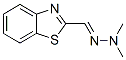 2-[(E)-(dimethylhydrazono)methyl]-1,3-benzothiazole Structure,55513-32-1Structure