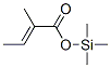 2-Methylcrotonic acid trimethylsilyl ester Structure,55517-33-4Structure