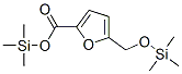 5-[(Trimethylsiloxy)methyl ]-2-furancarboxylic acid trimethylsilyl ester Structure,55517-40-3Structure