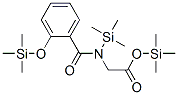 N-(trimethylsilyl)-n-[2-(trimethylsiloxy)benzoyl ]glycine trimethylsilyl ester Structure,55517-53-8Structure