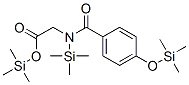 N-(trimethylsilyl)-n-[4-(trimethylsiloxy)benzoyl ]glycine trimethylsilyl ester Structure,55517-55-0Structure