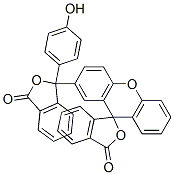 2-[1,3-二氫-1-(4-羥基苯基)-3-氧代異苯并呋喃-1-基]螺[異苯并呋喃-1(3h),9-[9h]氧雜蒽]-3-酮結(jié)構(gòu)式_55530-30-8結(jié)構(gòu)式