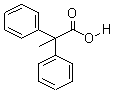 2,2-Diphenylpropionic acid Structure,5558-66-7Structure