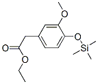 [3-Methoxy-4-(trimethylsiloxy)phenyl ]acetic acid ethyl ester Structure,55590-92-6Structure