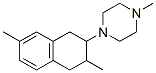 1-Methyl-4-(1,2,3,4-tetrahydro-3,7-dimethylnaphthalen-2-yl)piperazine Structure,55591-14-5Structure