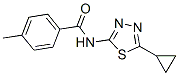 Benzamide,n-(5-cyclopropyl-1,3,4-thiadiazol-2-yl)-4-methyl-(9ci) Structure,556040-44-9Structure