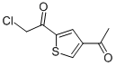 Ethanone,1-(4-acetyl-2-thienyl)-2-chloro-(9ci) Structure,556110-53-3Structure