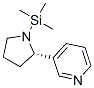 3-[(2S)-1-三甲基甲硅烷基-2-吡咯烷]吡啶結(jié)構(gòu)式_55638-44-3結(jié)構(gòu)式