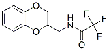 N-[(2,3-dihydro-1,4-benzodioxin-2-yl)methyl ]-2,2,2-trifluoroacetamide Structure,55649-52-0Structure