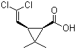 1R-順式二氯菊酸結(jié)構(gòu)式_55667-40-8結(jié)構(gòu)式