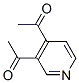 Ethanone, 1,1-(3,4-pyridinediyl)bis-(9ci) Structure,55676-05-6Structure