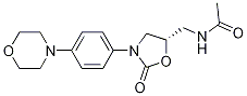 Acetamide, n-[[(5s)-3-[4-(4-morpholinyl)phenyl]-2-oxo-5-oxazolidinyl]methyl]- Structure,556801-15-1Structure