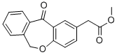 6,11-Dihydro-11-oxo-dibenz[b,e]oxepin-2-acetate,methyl ester Structure,55689-64-0Structure