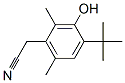 4-Tert-butyl-3-hydroxy-2,6-xylylacetonitrile Structure,55699-10-0Structure