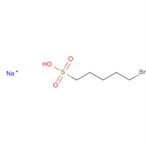 5-Bromo-1-pentanesulfonic acid sodium salt Structure,55788-45-9Structure