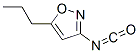 Isoxazole, 3-isocyanato-5-propyl-(9ci) Structure,55809-58-0Structure