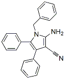 2-Amino-1-benzyl-4,5-diphenyl-1H-pyrrole-3-carbonitrile Structure,55817-67-9Structure