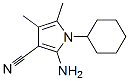 2-Amino-1-cyclohexyl-4,5-dimethyl-1H-pyrrole-3-carbonitrile Structure,55817-74-8Structure