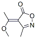 5(4H)-isoxazolone,4-(1-methoxyethylidene)-3-methyl-,(e)-(9ci) Structure,55865-49-1Structure