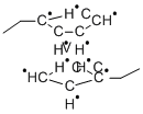 Bis(ethylcyclopentadienyl)vanadium(II) Structure,55940-04-0Structure