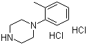 1-(鄰甲苯)哌嗪雙鹽酸鹽結(jié)構(gòu)式_55974-34-0結(jié)構(gòu)式