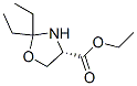 (4s)-(9ci)-2,2-二乙基-4-噁唑啉羧酸乙酯結(jié)構(gòu)式_560132-26-5結(jié)構(gòu)式