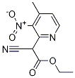 Ethyl2-cyano-2-(4-methyl-3-nitropyridin-2-yl)acetate Structure,56057-20-6Structure