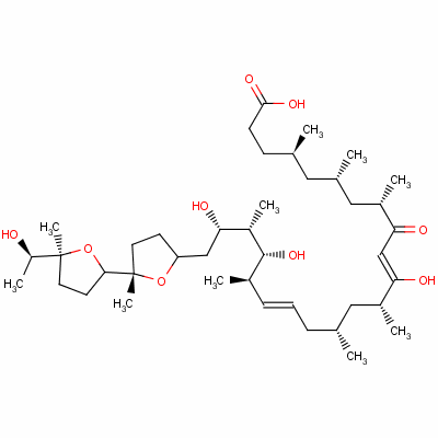 Ionomycin,free acid,from streptomyces conglbatus Structure,56092-81-0Structure