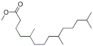 5,9,13-Trimethyltetradecanoic acid methyl ester Structure,56196-55-5Structure