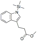 1-(Trimethylsilyl)-1h-indole-3-propanoic acid methyl ester Structure,56196-72-6Structure