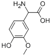 Amino-(4-hydroxy-3-methoxy-phenyl)-aceticacid Structure,56246-88-9Structure