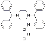 1,4-Bis(benzhydryl)piperazine dihydrochloride Structure,56265-29-3Structure