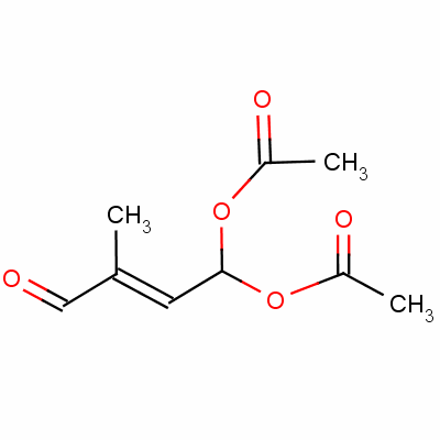 (E)-3-formylbut-2-endiyl diacetate Structure,56269-66-0Structure