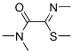 Methyl (1z)-2-(dimethylamino)-n-methyl-2-oxoethanimidothioate Structure,562814-63-5Structure